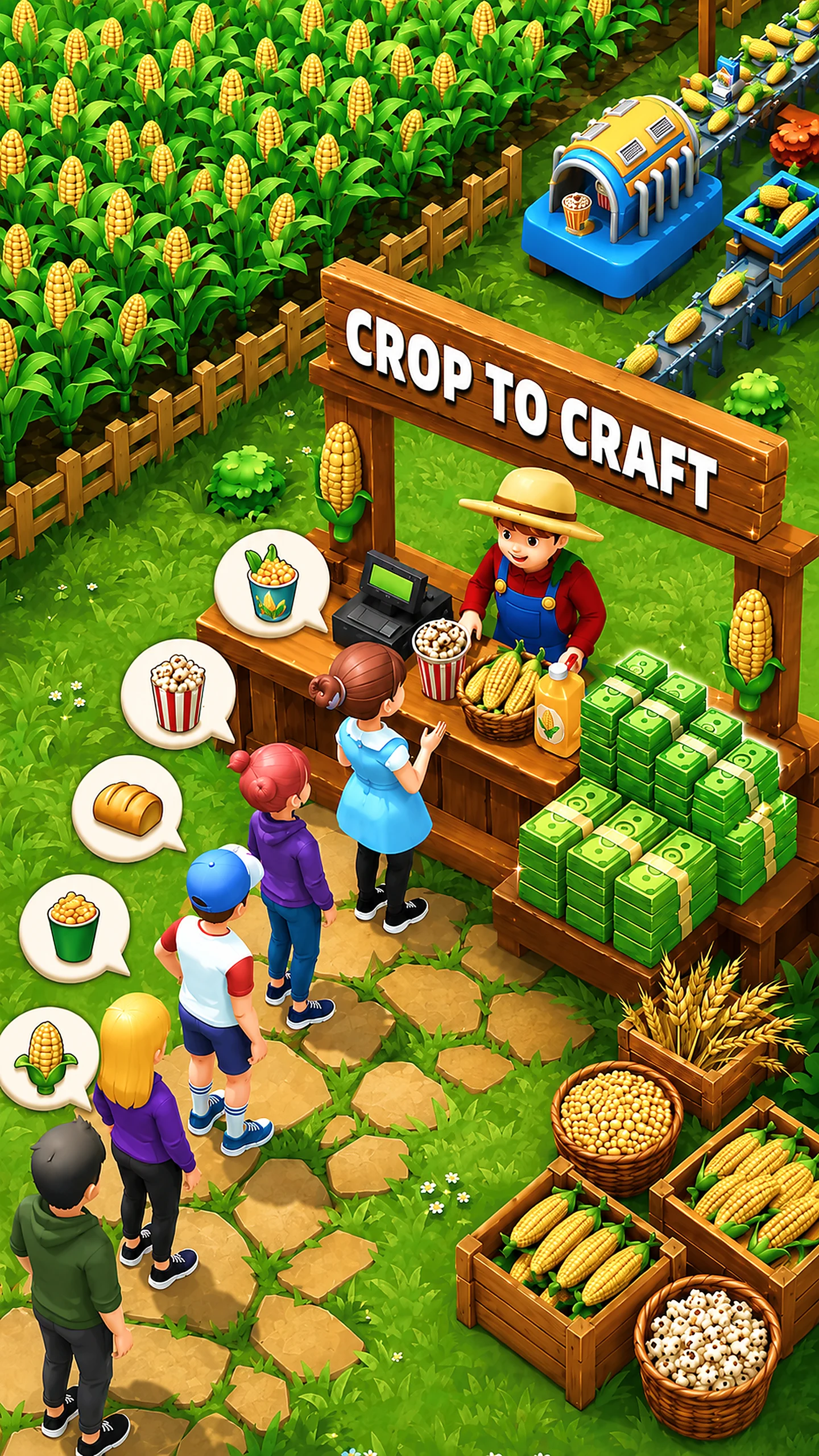 Crop to Craft - Idle Farm Game screenshot