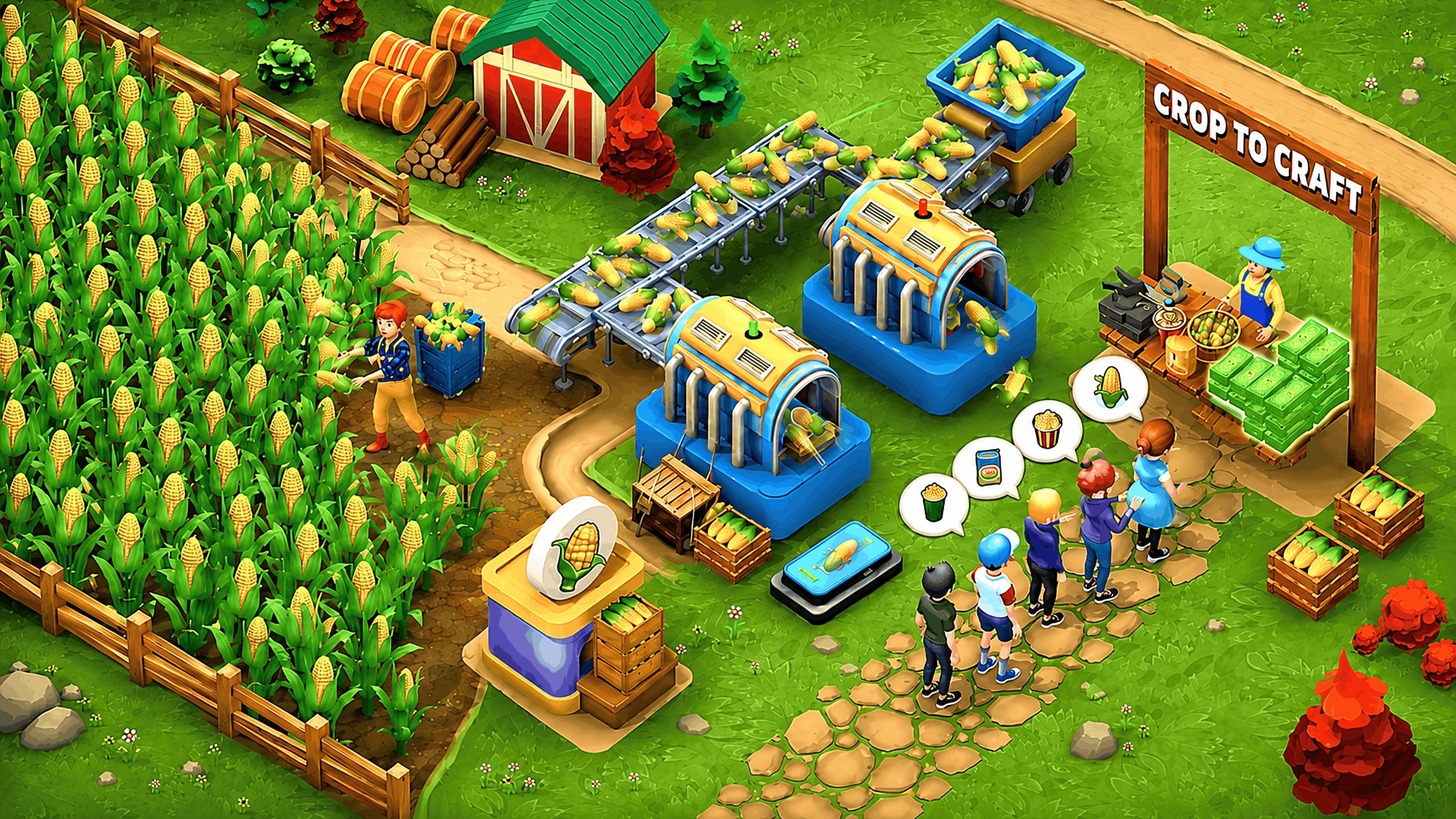 Crop to Craft - Idle Farm Game screenshot